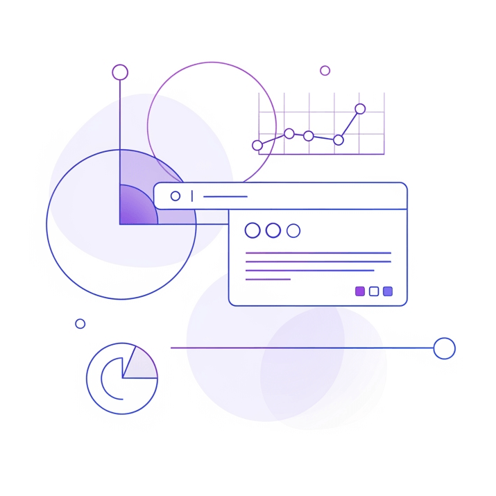 データ可視化イラスト