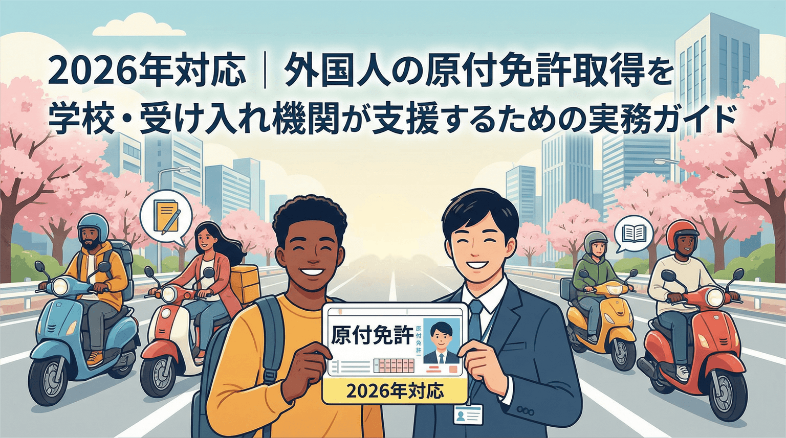 2026 Edition | A Practical Guide for Schools and Host Institutions Supporting Foreign Residents in Obtaining a Moped License