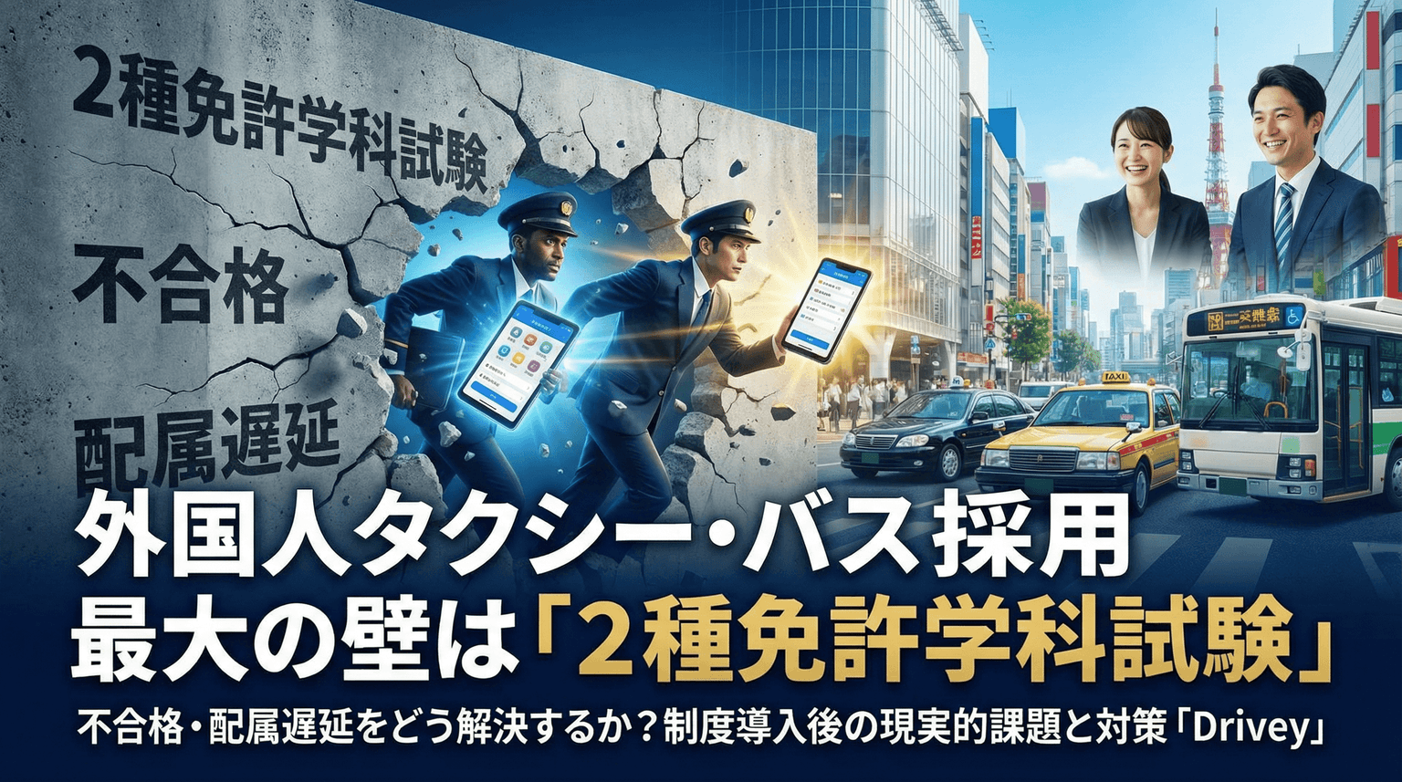 For Foreign Taxi and Bus Drivers, the Biggest Barrier Is the Class 2 License Written Exam